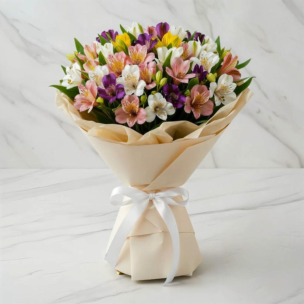 Букет цветов из: Альстромерии в Тавде