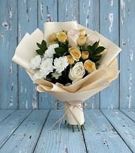 Букет цветов из:  Розы и Хризантемы в Тавде