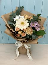 Букет цветов из:  Герберы и Хризантемы в Тавде