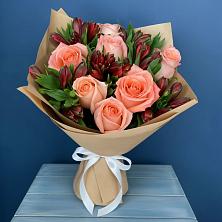 Букет цветов из:  Розы и Альстромерии в Тавде