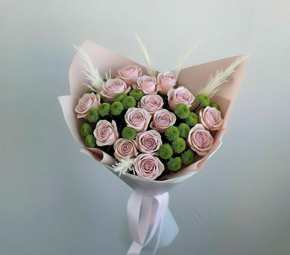 Букет цветов из: Розы и Хризантемы в Тавде