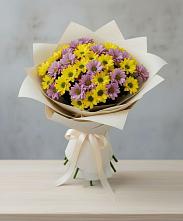 Букет цветов из:  Хризантемы #REPLACE_PRED# Тавде
