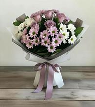 Букет цветов из:  Хризантемы и Розы в Тавде