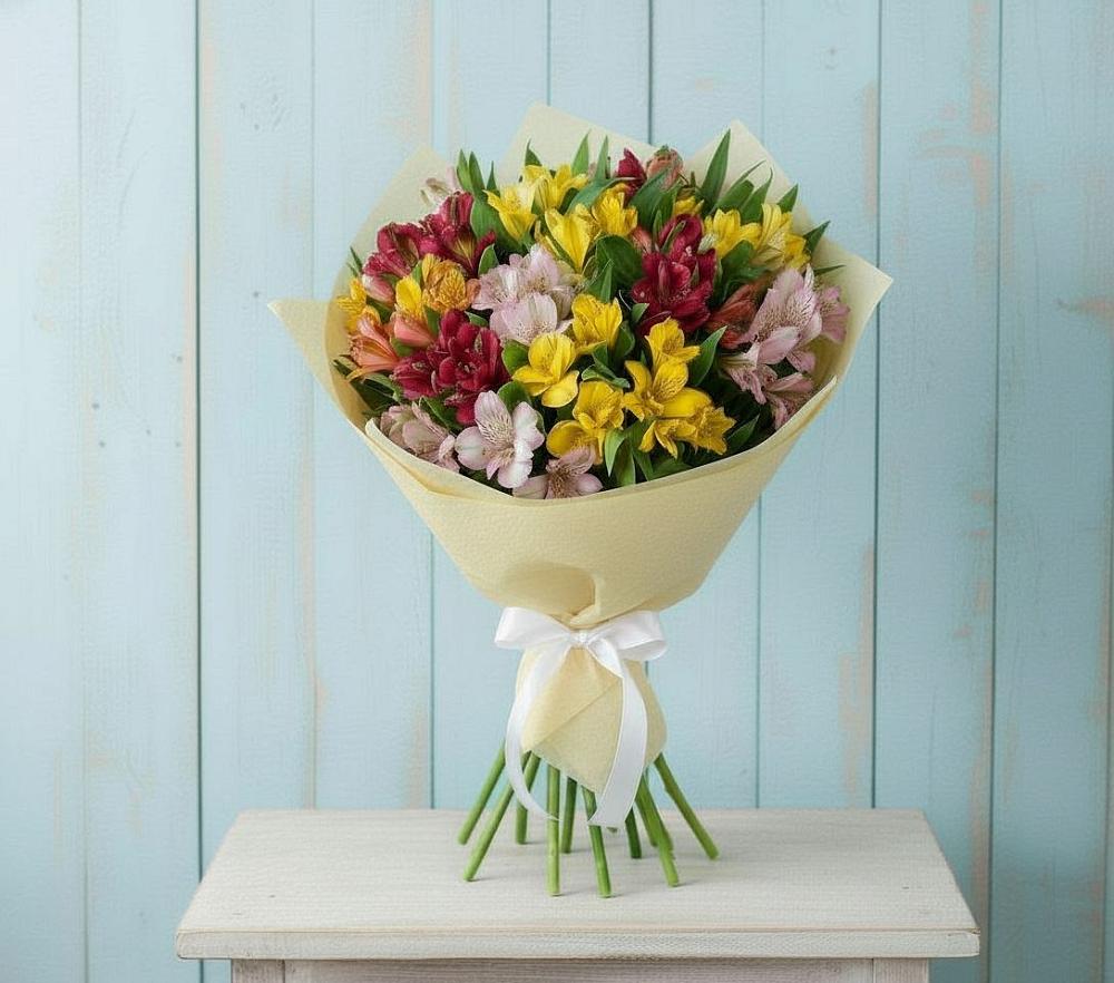 Букет цветов из: Альстромерии в Тавде