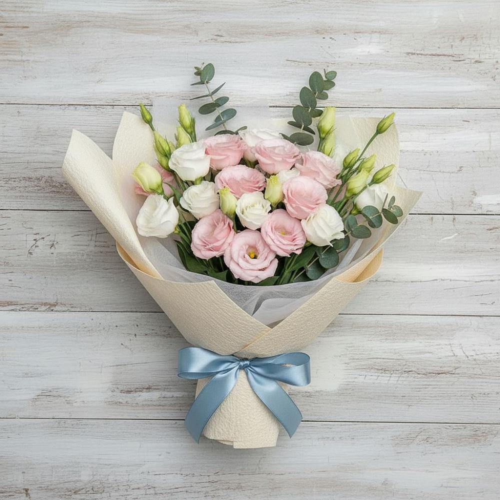 Букет цветов из: Лизиантусы в Тавде